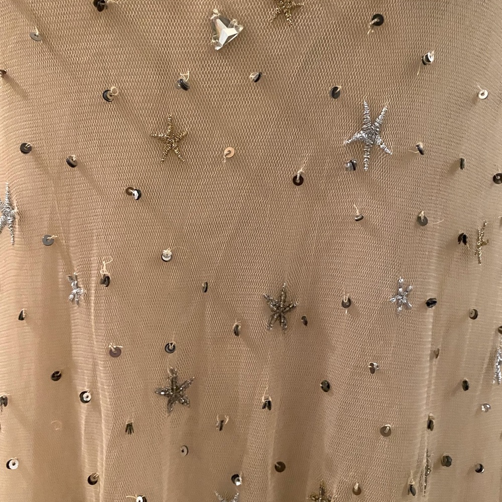 BNWT! ✨Joie Geddy Sequin Star Champagne Dress🌟 - Picture 7 of 11